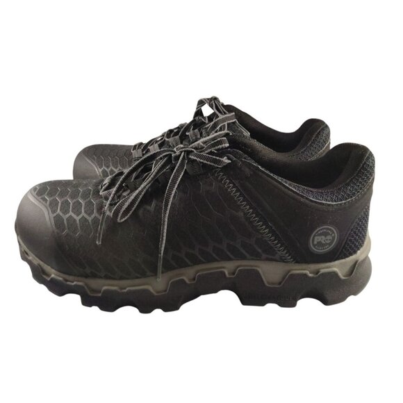 Timberland PRO Women's Black Size 9.5 Powertrain Alloy Toe Work Shoes - Picture 2 of 12